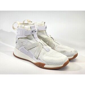 APL 13 SuperFuture Basketball Hi‎ Top Sneaker White Gum Athletic Load Launch EUC
